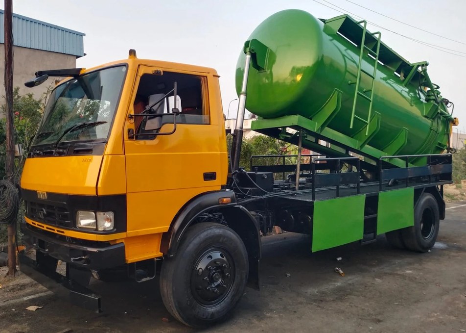 Tanker vehicle after service at the ACEIPL workshop